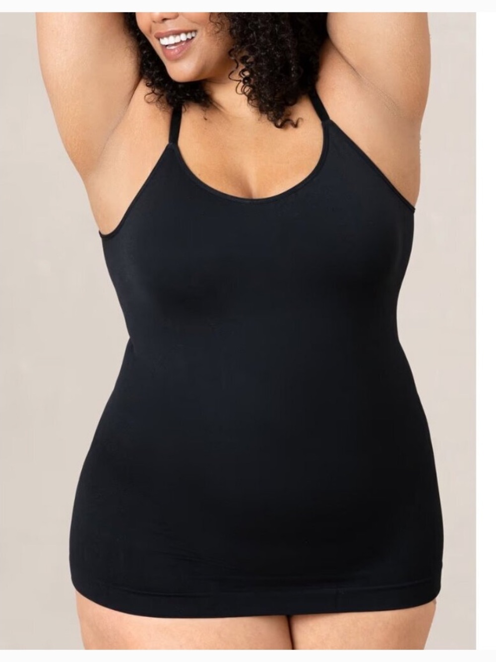 Shapermint Empetua XL Black Scoop Neck Cami 62001